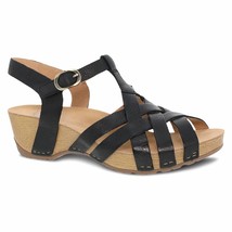 Dansko women&#39;s tinley woven strappy sandals in Black - £80.43 GBP