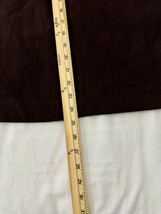 Leslie Fay Women’s Brown Rear Zip & Slit A-Line Pull-On Skirt Size 20 Waist 28" image 11