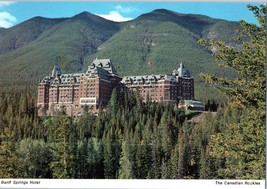 Banff Springs Hotel Canadian Rockies Postcard - £5.39 GBP