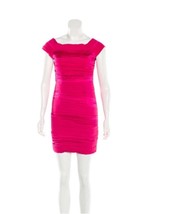 NEW Alice+Olivia Pink Pleated Silk Back Zipper Dress (Size 2) - MSRP $395.00! - £39.30 GBP