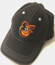 $12 Baltimore Orioles MLB Black Team Logo Strapback Baseball Hat Cap One... - $7.83