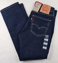Levis 514 Jeans Mens 30x30 Blue Dark Wash Straight Leg Stretch Denim - $62.55 CAD