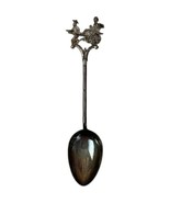 Sterling Silver Souvenir Spoon Asian Chinese Rickshaw Driver Rider Vintage 4" - $21.30