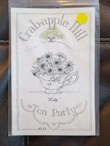 Crab Apple Hill #533 Kelly Tea Party Embroidery Pattern 2004 Hawkey - £7.52 GBP