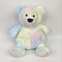 FAO Schwarz Glow Brights Plush Bear LED Light Up Sound Pastel Stuffed Animal 13&quot; - £14.62 GBP