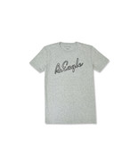 American Eagle Mens Heather Gray Script Logo Graphic Tee T-Shirt, S Smal... - $24.30 CAD