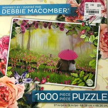 Debbie Macomber 1000 Piece Jigsaw Puzzle Under The Umbrella 27x19 Sure Lox - £10.10 GBP
