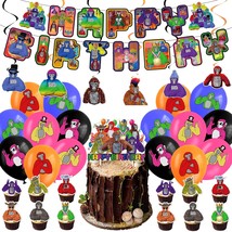 For Gorilla Tag Birthday Decorations, Party Set With Gorilla Tag Birthday Banner - £28.18 GBP