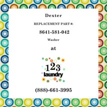 Dexter Replacement Part Number 8641-581-042 - $1.86 MXN