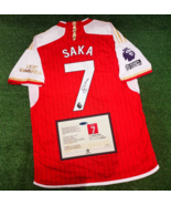 BUKAYO SAKA SIGNED Arsenal Signature Jersey + COA 23/24 - €107,77 EUR