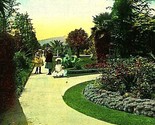 Hollywood California CA Los Angeles Residence Street Garden UNP 1910s Po... - $3.91
