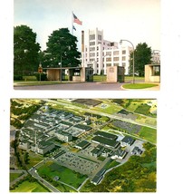 Hoffmann-La Roche Inc.- Nutley, New Jersey (1950&#39;s) -2 postcards - £1.77 GBP
