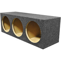 QPower Triple 12&quot; Sealed Heavy Duty Empty Woofer Enclosure - $3,093.55 MXN