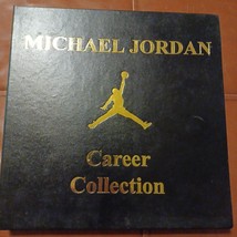 1997 Upper Deck Michael Jordan Career Collection 4 x 22kt Gold Card W/ Binder - £296.47 GBP