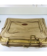 Ford Eddie Bauer Khaki Canvas Folding Garment Travel Suit Bag Luggage Se... - £22.05 GBP
