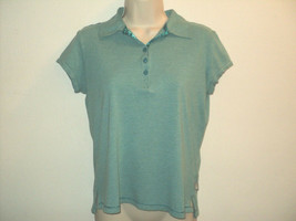 The North Face Polo Shirt Women&#39;s A5 Series Size Small Aqua Short Sleeves - £13.25 GBP