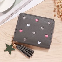 1pcs Love Tel Women Wallet Ladies Mini Small Short Wallet Cute Girl Zipper Pu Le - £45.21 GBP