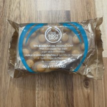 The Body Shop Wild Argan Oil Massage Bar Soap 5.25 Oz Discontinued Rare - $245.70 MXN