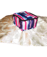 Essential Oil  Storage soft Case black red/blue stripe for 16 Bottles (s... - $5.60