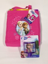 Disney Frozen Lot Elsa Anna Silk Touch Throw Blanket Canvas Tote Night L... - $29.97