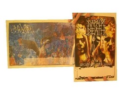 Napalm Death Cathedral Poster Order Of The Leech 2 Sided The VII Coming Seventh - £28.32 GBP