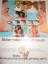 Vintage Yardley Slicker Makeup Print Magazine Advertisement 1971  - £3.90 GBP