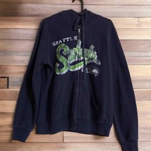 Seattle Seahawks zip up hoodie sweatshirt NFL women’s size XL - $662.51 MXN