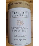 Crabtree &amp; Evelyn Caramelized Fig &amp; Brown Sugar Tripled Milled Soap Gift... - £26.10 GBP