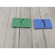 Vintage 1998 Monopoly Game Golf Edition Replacement Cards Putter Driver Cards - £7.98 GBP