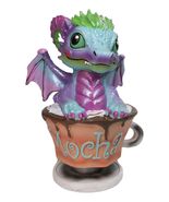 Ruth Thompson Artisan Mocha with Scotty Drake Wyrmling Dragon In Cup Fig... - $586.90 MXN