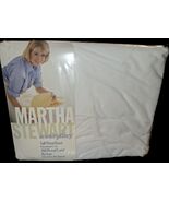 Vtg Martha Stewart Everyday Full Fitted Sheet No Iron WHITE - $330.58 MXN