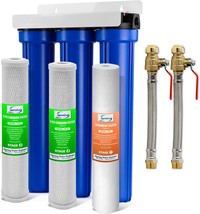 Ispring Wcb32O Ahpf12Mnpt12X2 3-Stage Whole House Water Filtration Syste... - £202.48 GBP