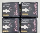4 Pack - Carefree Breathe Ultra Thin Pads Regular Absorbency, 16 Count Each - £31.37 GBP