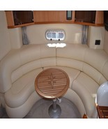 Round Teak Table Top With Nautic Star 500/650/800mm Marine Boat RV Caravan - $3,560.38 MXN+