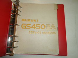 1982 1983 Suzuki GS450GA Service Repair Manual w/SUPP 2 Volume Set Factory - £57.02 GBP