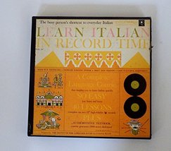 Learn Italian In Record Time [Vinyl] Institute for Language Study - $49.49