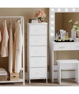Fixwal White Tall Dresser For Bedroom, Closet Organizers And, Bedroom Fu... - $94.24 CAD
