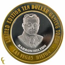 Barron HIlton Las Vegas HIlton Casino Gaming Token .999 Silver Ltd Edition - $111.33