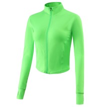Women&#39;S Athletic Full Zip Lightweight Workout Jacket With Thumb Holes(Gr... - £35.25 GBP