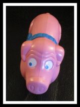 Pez Pink Pig Dispenser Curly the Pig 1998 Vintage - $7.91