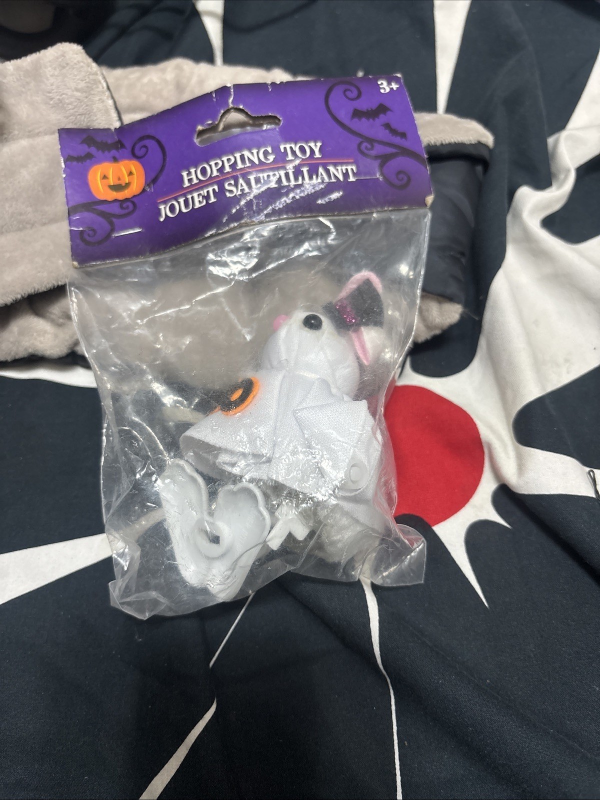 halloween bunny rabbit hopping toy top hat - $5.86