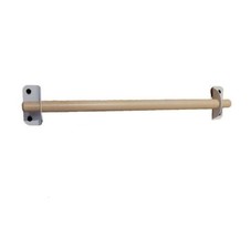 IKEA NEREBY Solid Birch Rail Natural Bag Hanger Rod Durable Hanging 15 3/4&quot;  - £12.42 GBP