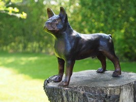 French Bulldog in alert pose -  A lifelike - Bronze Sculpture. 46x20x48c... - $1,339.95
