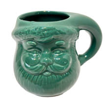 Target Holiday Christmas Santa Claus Coffee Tea Ceramic Cup Mug Green - £12.00 GBP