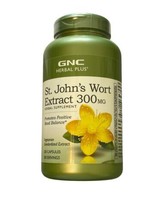 GNC Herbal Plus St. John&#39;s Wort Extract 300mg 200 Capsules - £21.46 GBP