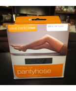 Pack of 3 Walgreens Off Black Control Top Pantyhose - Size B - £7.90 GBP