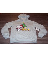 WOMEN&#39;S TEEN PEANUTS SNOOPY CHRISTMAS TREE Hooded Sweatshirt SMALL NEW w... - $41.71 CAD