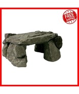 Realistic Plastic Shale Rock Den - Medium Hideout for All Reptiles and C... - $46.52