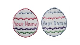 Easter Egg Personalized With Your Name Custom Embroidered Iron On Patch  4.0&quot; x  - £7.48 GBP