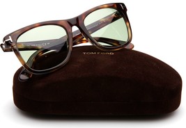 New TOM FORD Kevyn TF 1099 56N Havana Sunglasses 52-19-145mm Italy - £188.80 GBP